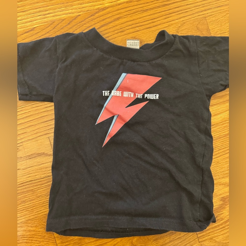 Babe with the Power labyrinth baby tee 9-18